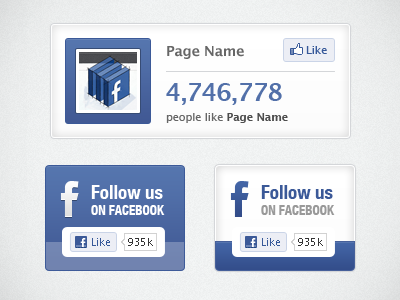 Facebook Like Box blue box design facebook like like box social media