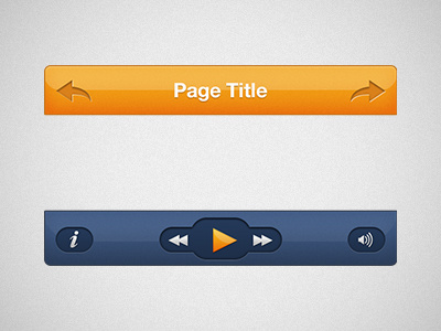 Iphone Player Navigation Bar