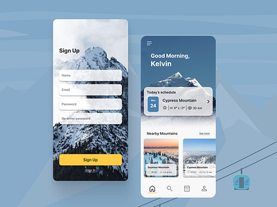 Snowboarding and Skiing Mobile App