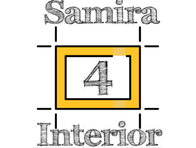 Samira4interior Logo backyarddesign design exterior design frontyarddesign gardening illustration interior design landscape design logo lumion samira islam shara samira4interior