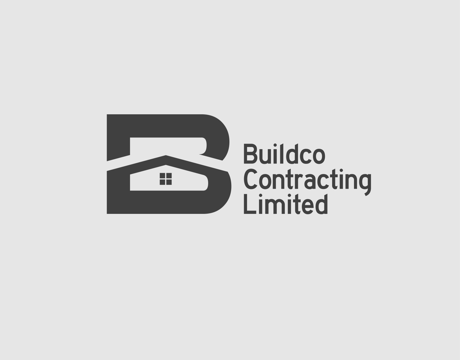 Builder Contracting Company Logo by Khoirun Santoso on Dribbble