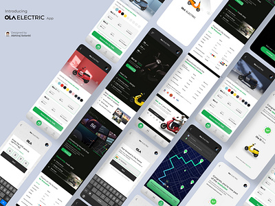 Ola electric app UI Design