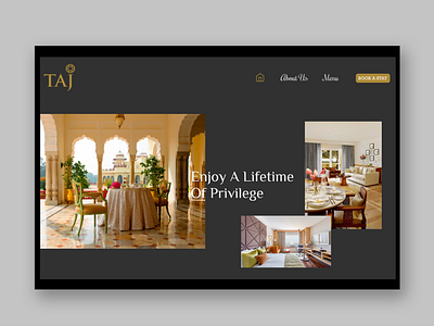 Taj Hotel UI/UX Design