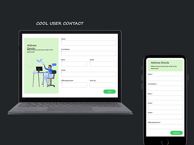 User Contact Form |  Cool Input