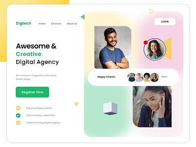 Digtech Landing Page