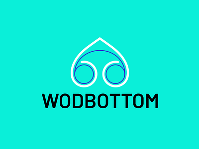 WodBottom branding design icon illustration logo vector