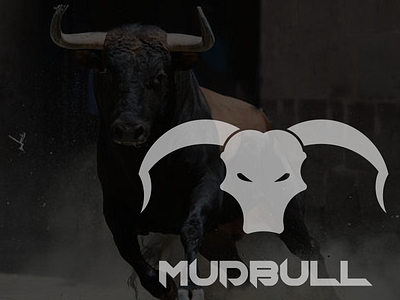 MudBull branding design icon illustration logo vector