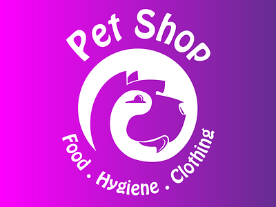 Pet Shop branding design icon illustration logo