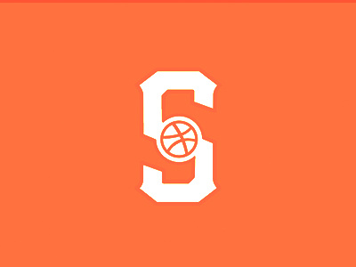 Stone Team Dribbble Concept concept draft logo orange sports