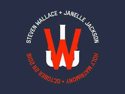 Wallace X Jackson branding collateral identity logos weddings