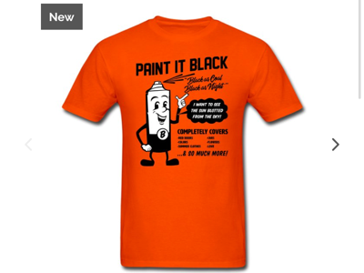 Paint it (Orange &) Black Tee