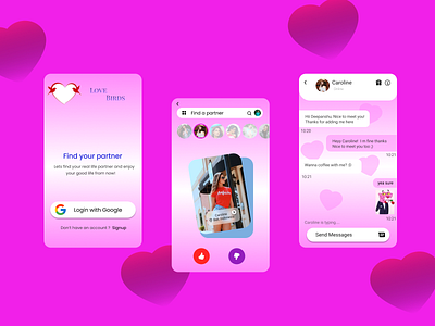 Dating App appdesign datingapp design figma