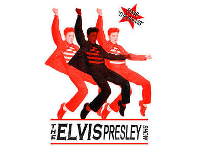 THE ELVIS PRESLEY SHOW!! design graphic design typography