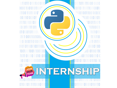 POSTER FOR PYTHON INTERNSHIP