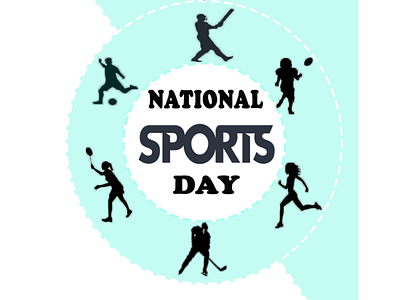 POSTER ON NATIONAL SPORTS DAY! design graphic design typography