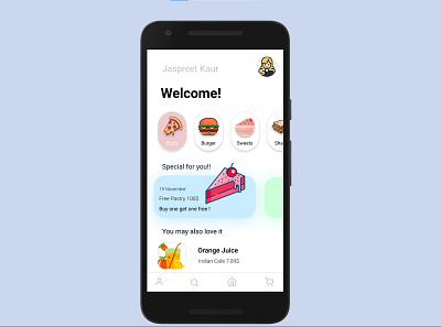 "Online food delivery mobile app" design figma ui ux