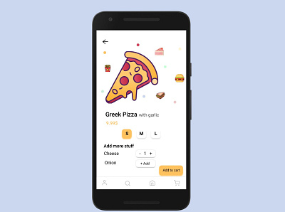 "Online food delivery mobile app" design figma ui ux