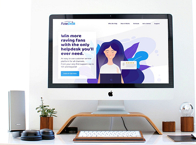 HelpDesk Software > Website, Copy & Branding for Fusedesk.com branding copywriting ecommerce website