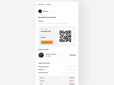 Daily UI #017 • Email Receipt