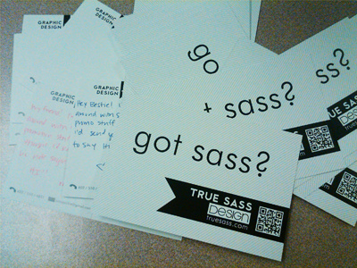 self-promotion postcards