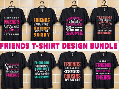 Friends T-Shirt Design Bundle