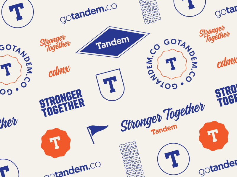 Brand Elements blue badge stamp icons pattern typography branding logo illustrator icon illustration design