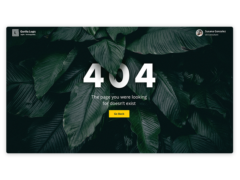 404 empty page landing 404 error page web design green plants jungle error error 404 ui 404 page 404