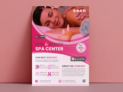 Beauty Spa business flyer