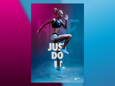 NIKE Publicity Concept branding concept design graphic design image manipulation sten