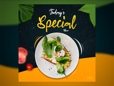 SPECIAL MENU - Instagram Post design graphic design image manipulation instagram instagrampost restaurant specialmenu sten