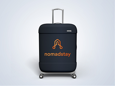 Nomadstay app branding design icon illustration logo typography ui ux vector