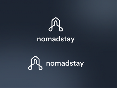 Nomadstay: Logo Design Variant