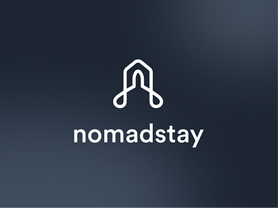 Nomadstay: Logo Design app branding design icon illustration logo typography ui ux vector