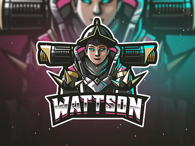 Wattson (Apex Legends) Mascot Logo