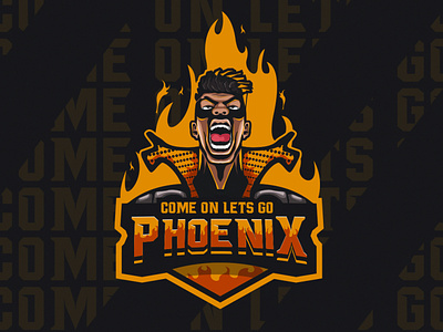 Phoenix (valorant) Mascot Logo Design
