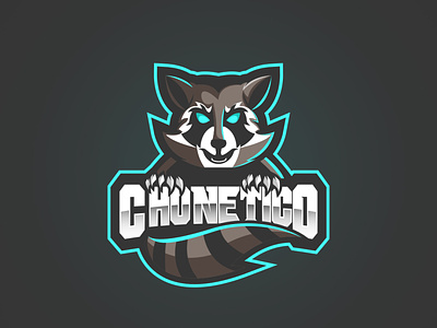 RacCon Mascot Logo For TwitchStreamer