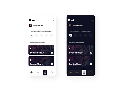 Design Book Screen for Klipped App android app design darkmode ios ui uidesign