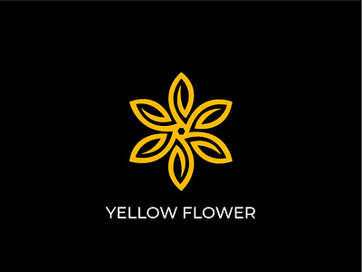 yellow flower logo