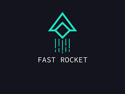 Fast Rocket branding design graphic design illustration logo