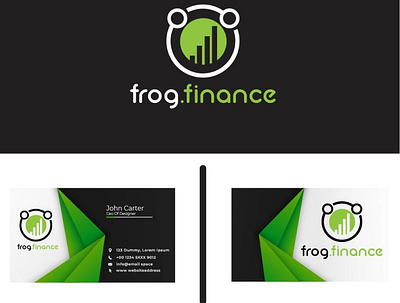 Frog Finance design graphic design illustration logo