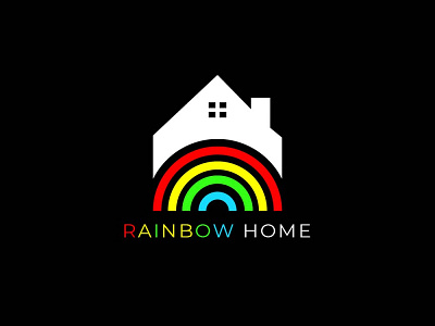 Rainbow Home design graphic design illustration logo