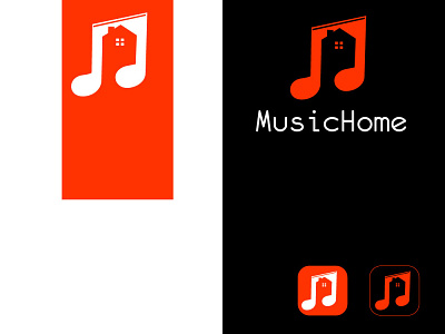 MusicHome design graphic design illustration logo