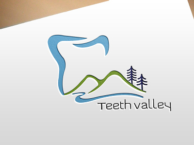 Teeth Valley design graphic design illustration logo
