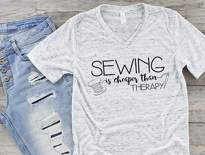 Sewing is cheaper than therapy