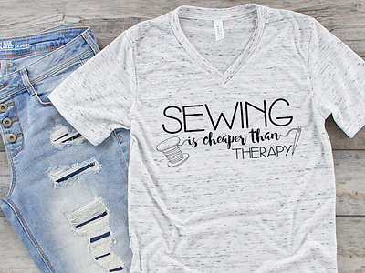 Sewing is cheaper than therapy