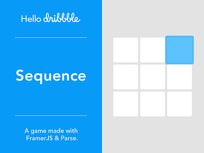 Sequence - Browser Game coffeescript framerjs game parse
