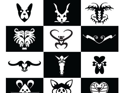 WIP - all zodiac animal design graphic graphic design icon logo vector