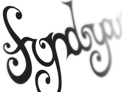 "fynd" Detail - WIP hand lettering lettering logo love typography vector