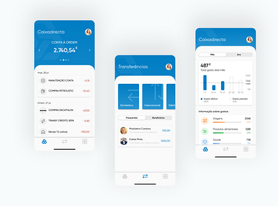 Caixadireta | Mobile app app design ui ux