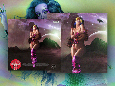 Doja Cat - Planet Her (Vinyl Album) Cover Concept branding design graphic design illustration